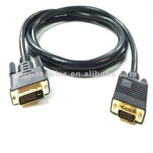 DVI TO VGA CABLE DVI 24 + 5 (DVI-I) Câble mâle mâle à mâle VGA